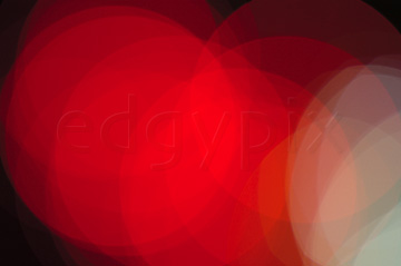 Comp image : bako020641 : Bright abstract photo with overlapping red and white translucent circles