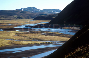 Comp image : torf0422 : View across the Markarflj&oacute;t [Markarfljot] river at Laufafell, Iceland