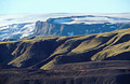 View from Einhyrningur to Myrdalsj&ouml;kull [Myrdallsjokull], Iceland